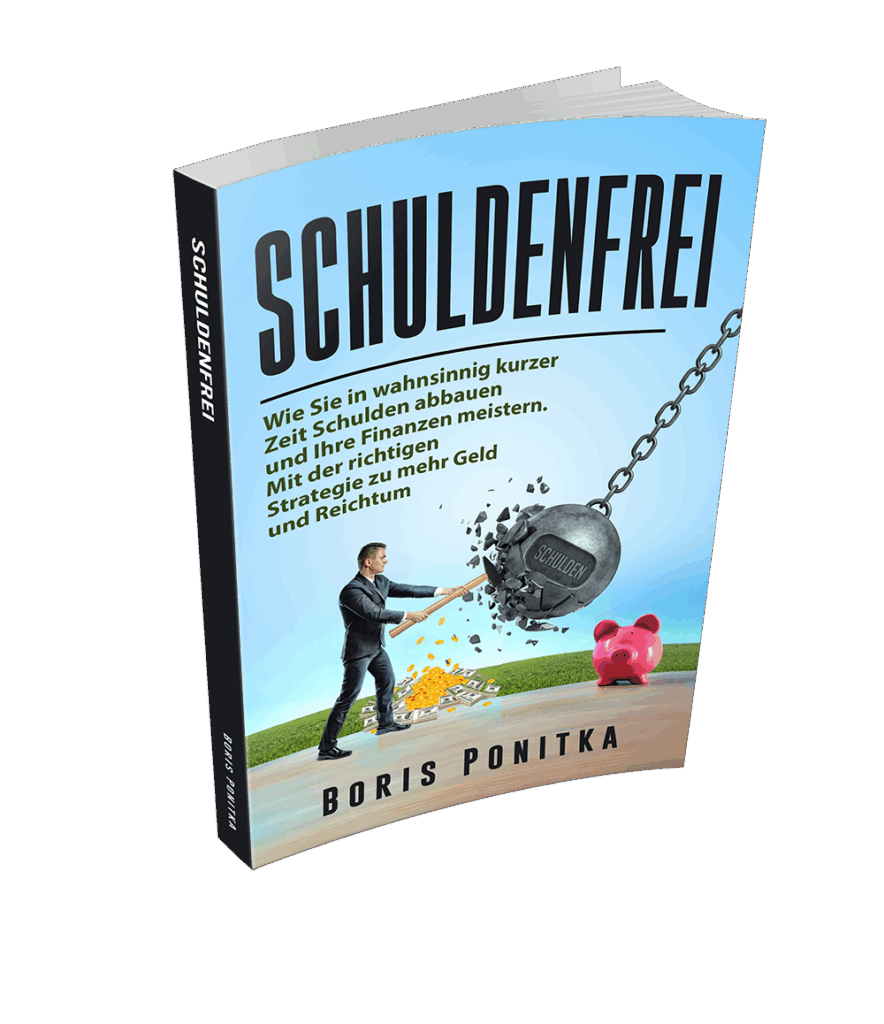 Buchcover des Ratgebers Schuldenfrei von Boris Ponitka