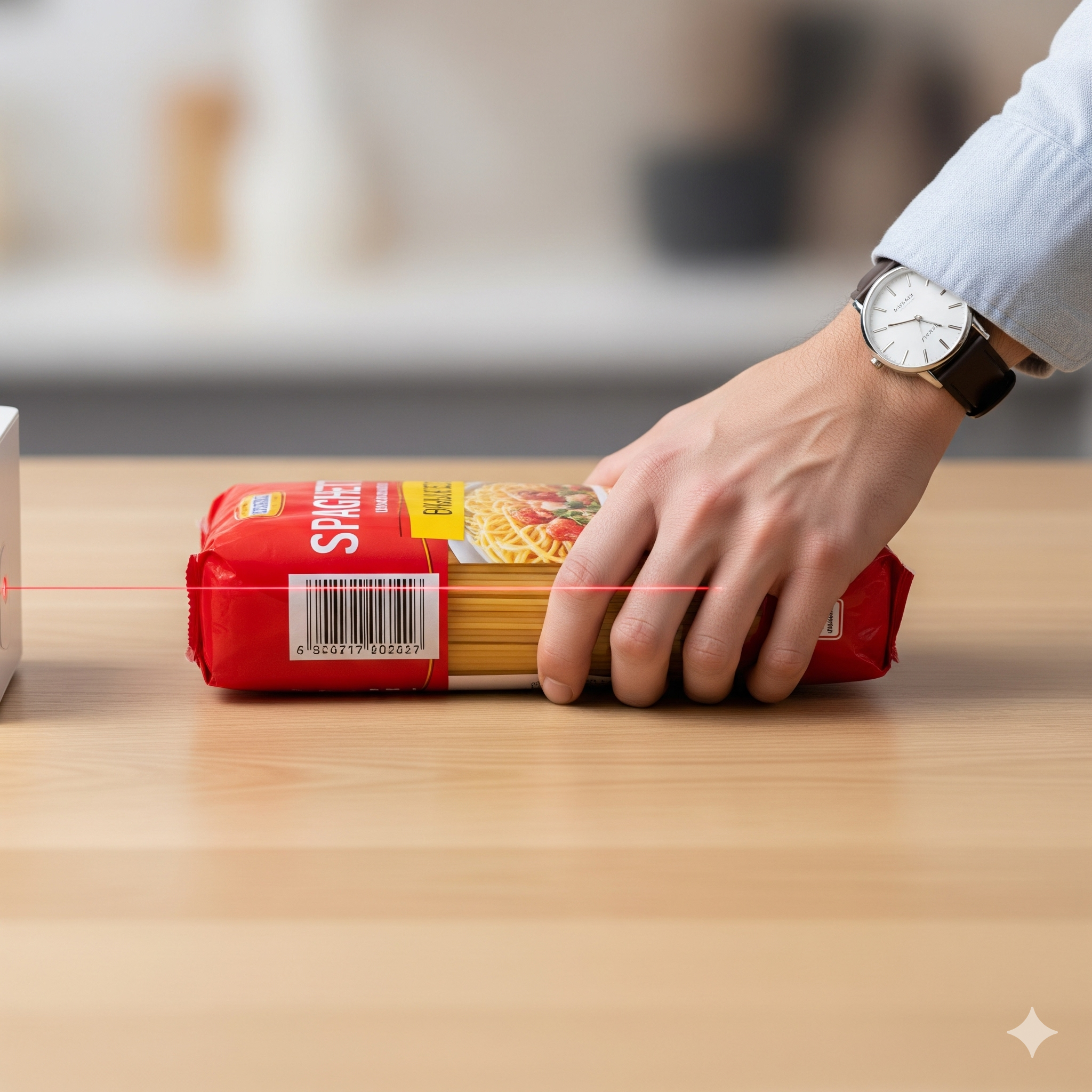 Symbolbild zu den moralischen Fragen an einer Selbstbedienungskasse in einem Supermarkt.