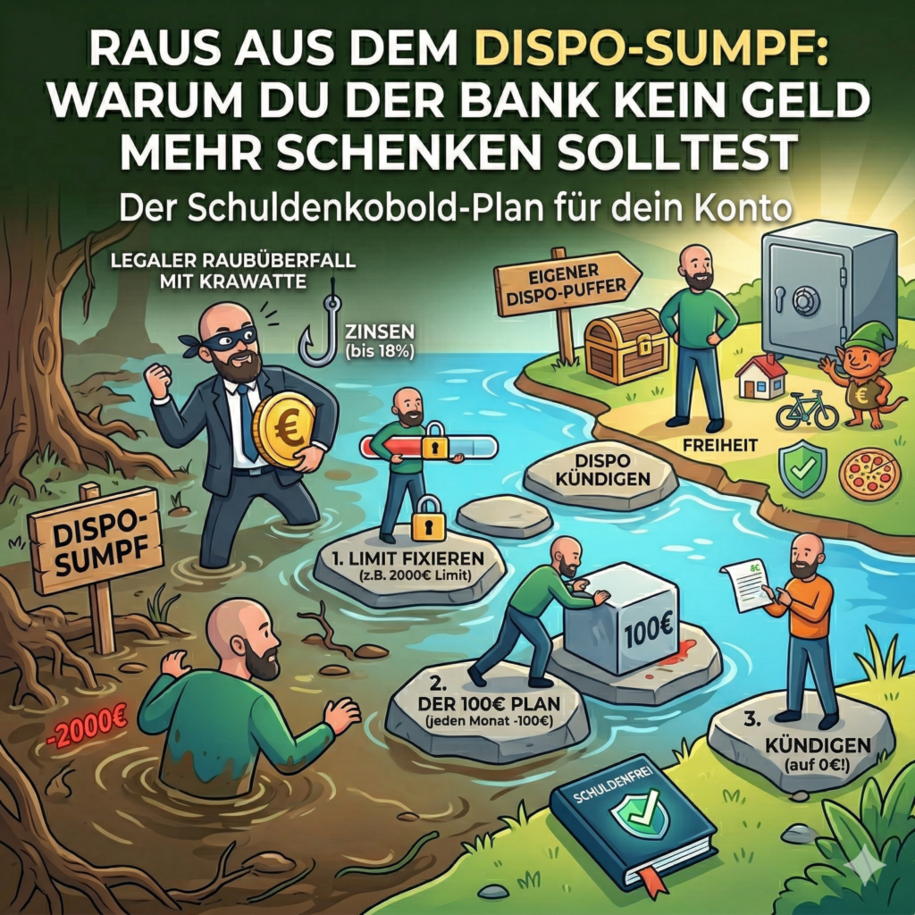 Raus aus dem Dispo-Sumpf: In 4 Schritten zurück ins Plus